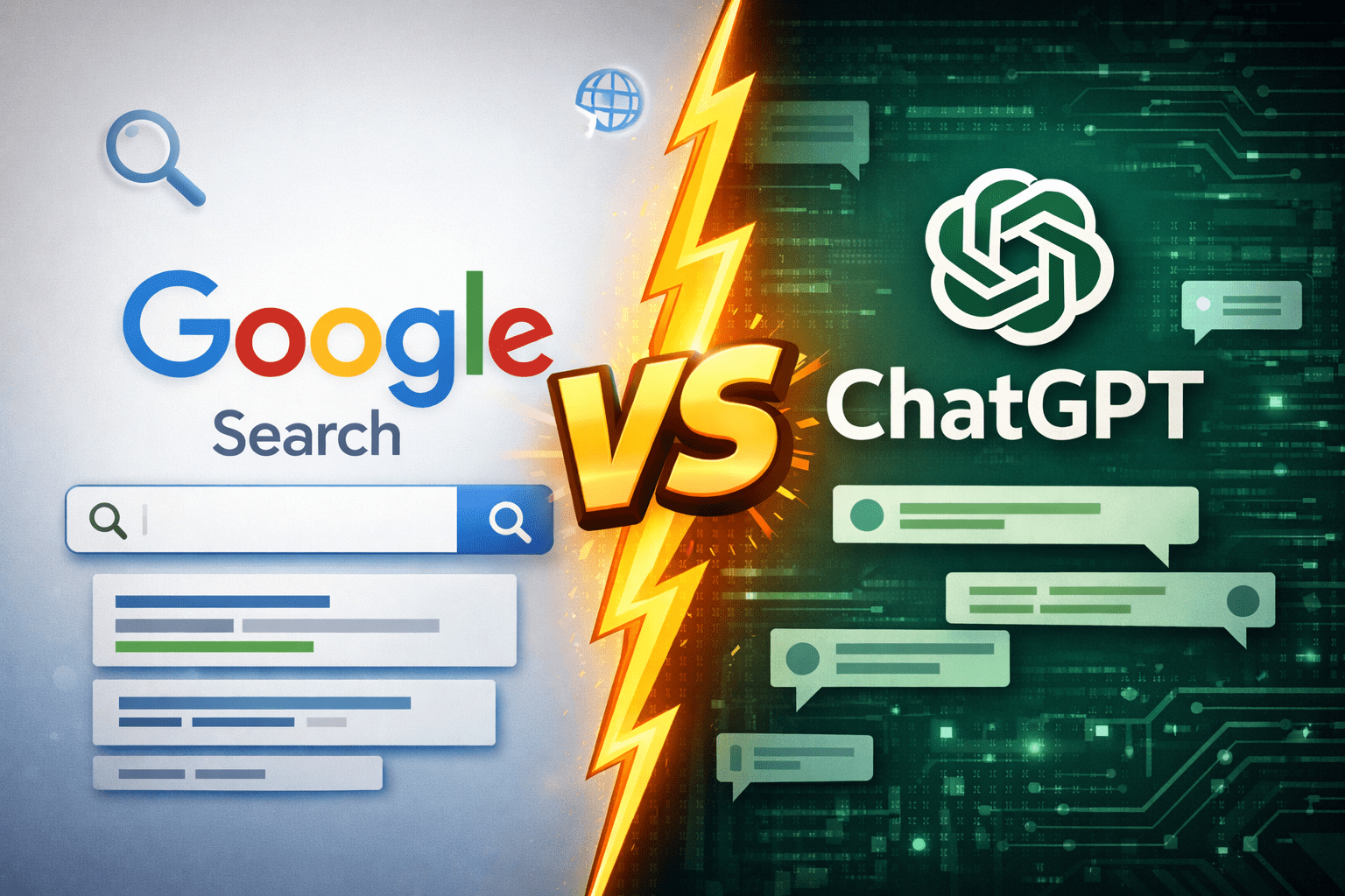 google search vs chatgpt showdown