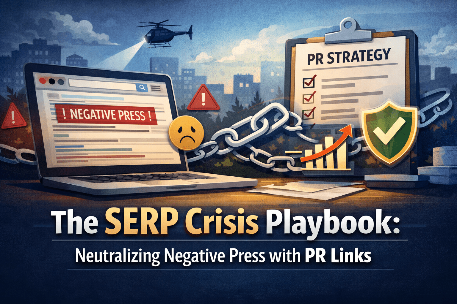 neutralizing negative press with pr links